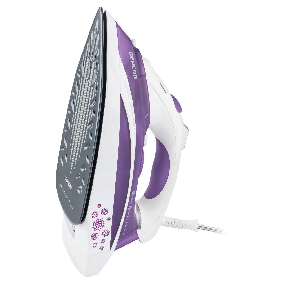 SENCOR 2200W Iron, Ceramic Soleplate - Purple - Image 22