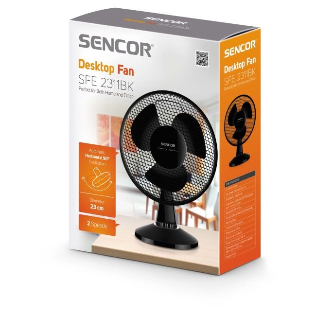 SENCOR DESKTOPFAN SFE2311BK - Image 12