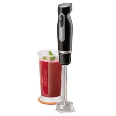 SENCOR 800W Hand Blender, 2 Speed with 700 ML Beaker with Lid
