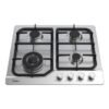 Midea Built-In Gas Hob, 4 Burners, Stainless Steel