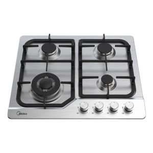 Midea Built-In Gas Hob, 4 Burners, Stainless Steel - Image 5