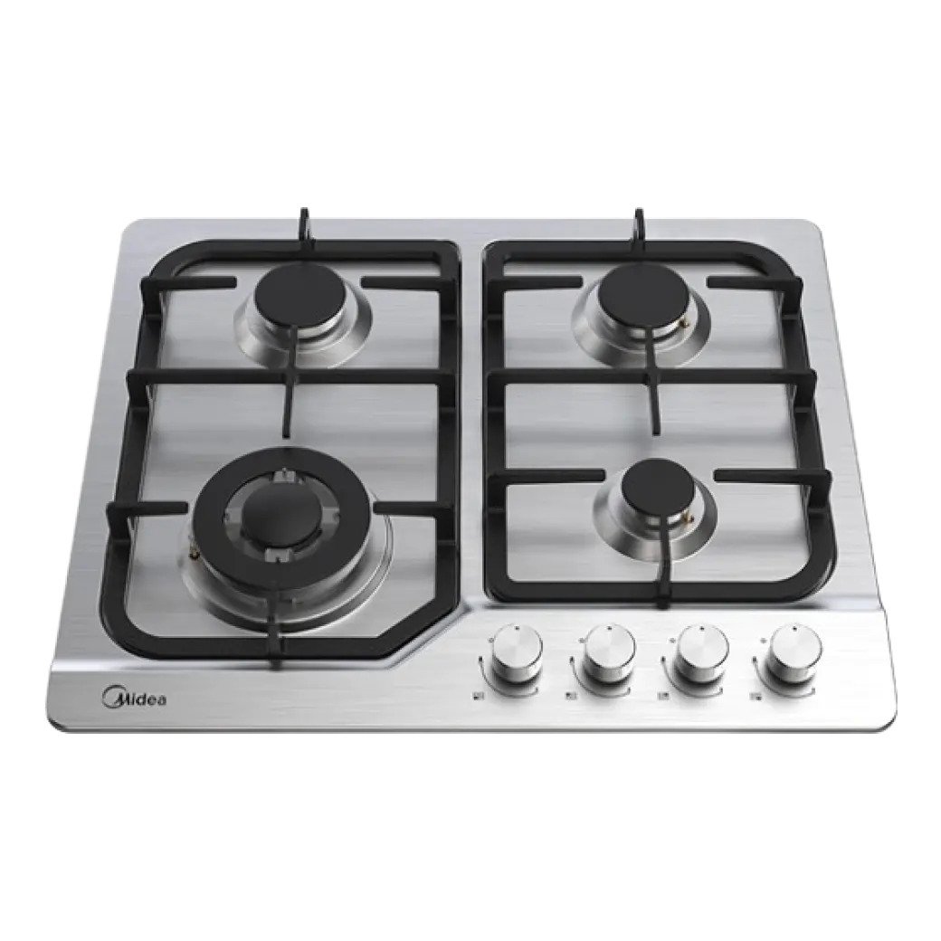 Midea Built-In Gas Hob, 4 Burners, Stainless Steel - Image 7