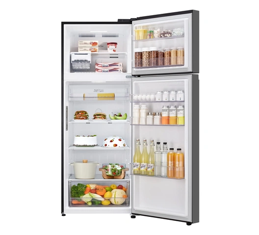 LG GL-B452PPFQ Top Mount Freezer Fridge - 461 Litres, Black - Smart Inverter Compressor, Door Cooling+™ - Image 16