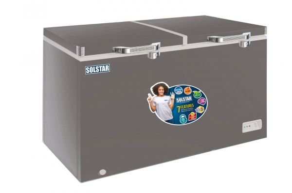 SOLSTAR CF579ECDGSLBSS 342L Double Door Freezer - Image 7