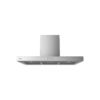 T-Shape Hood with Black Panel, 90cm, 600m3/h, Stainless Steel