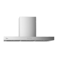 T-Shape Hood with Black Panel, 90cm, 600m3/h, Stainless Steel - Image 10