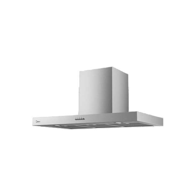 T-Shape Hood with Black Panel, 90cm, 600m3/h, Stainless Steel - Image 8