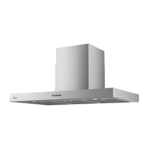 T-Shape Hood with Black Panel, 90cm, 600m3/h, Stainless Steel - Image 9