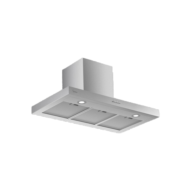T-Shape Hood with Black Panel, 90cm, 600m3/h, Stainless Steel - Image 14