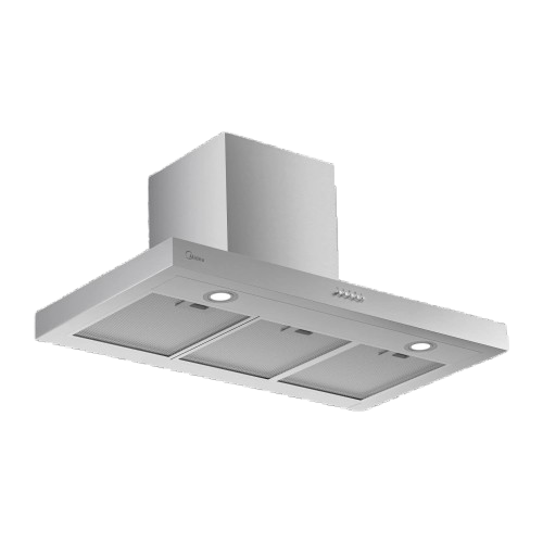 T-Shape Hood with Black Panel, 90cm, 600m3/h, Stainless Steel - Image 15