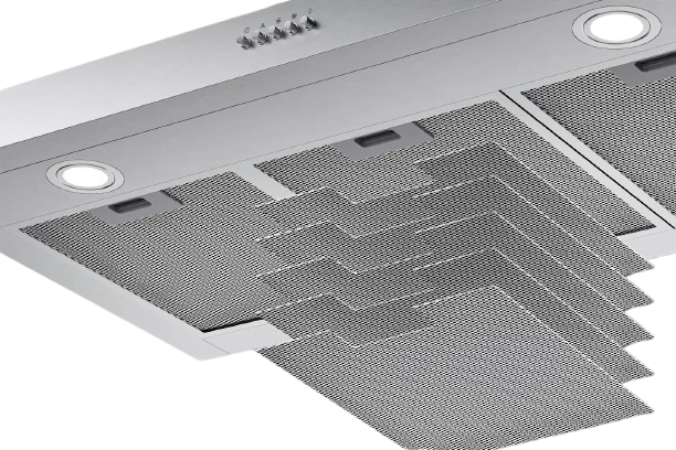 T-Shape Hood with Black Panel, 90cm, 600m3/h, Stainless Steel - Image 21