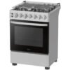 Midea 60*60- 3Gas + 1 Electric Standing Cooker With Electric Oven (60E3G1H4F-SL)-Silver