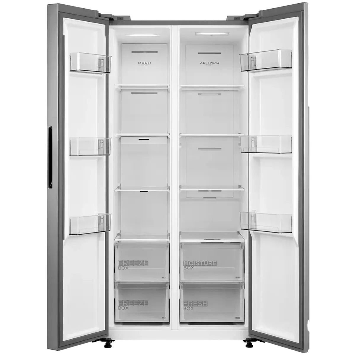 Midea 515L Side By Side Refrigerator MDRS691FGF46 Steel - Image 7