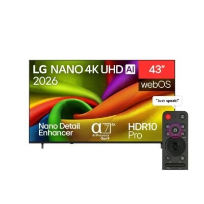 43 inch LG NANO 4K AI NU84 Smart TV 2026