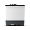 Midea 12Kg Twin Tub Washer With Dual Pulsator, Big Knob, Anti Rust