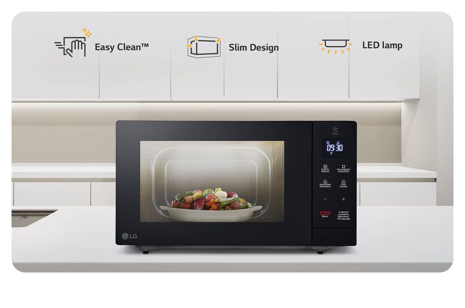 LG MS3032JAS 30L NeoChef® Microwave Oven (Black Finish) - Image 16