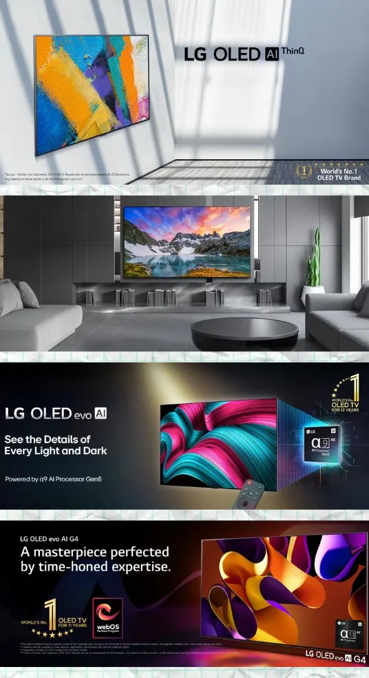 OLED TV side banner